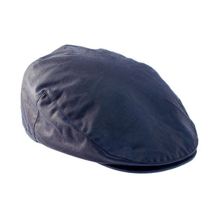 Buchanan Wax Flat Cap - Navy
