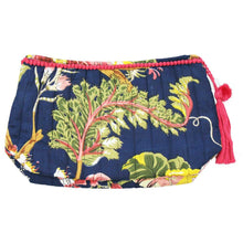 Blue Carnation Wash Bag