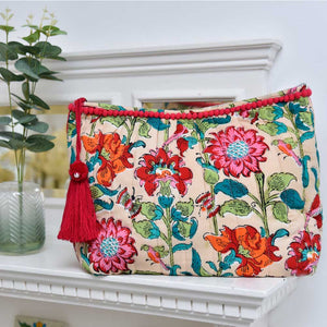 Wash bag - Floral Garden Print