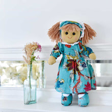 Rag Doll - Teal Exotic Flower Dress