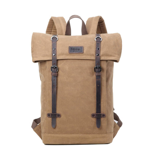 Troop London Heritage  Canvas Laptop - Backpack - Camel