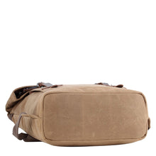 Troop London Heritage  Canvas Laptop - Backpack - Camel