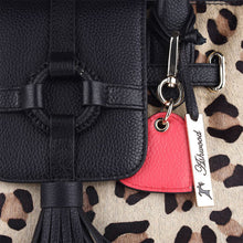 Ladies Leather Tote Bag -Black/Leopard