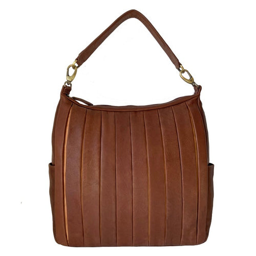 Rowallan Large Tan Leather Shoulder Bag