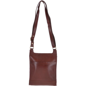 Chestnut Small Leather Shoulder Bag