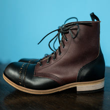 Handmade Town and Country Black/Ox - Blood Leather Boots