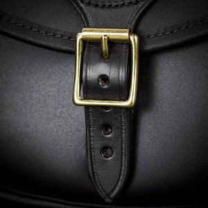 Croots Black Leather Byland Cartridge Bag