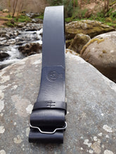 Herd of Sporrans - Handcrafted Adjustable Black Leather Kilt Belt