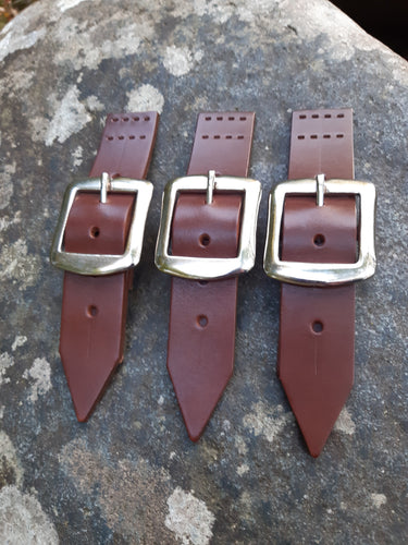 Herd of Sporrans - Brown Leather Kilt Straps Set Of Three