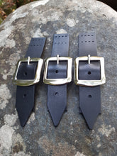 Herd of Sporrans - Black Leather Kilt Straps Set Of Three