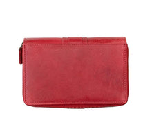 Ladies Red Tab Leather Purse