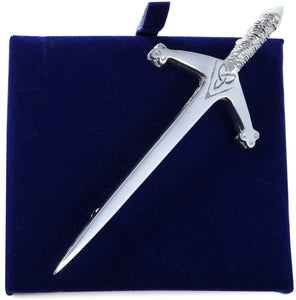 Handmade Scottish Celtic Trinity Sword Pewter Kilt Pin