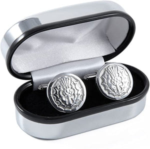 Thistle Pewter Cufflinks
