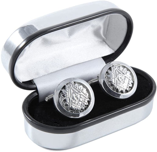Masonic Pewter Cufflinks