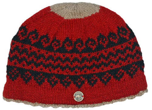 Pure New Wool - Garva - Red