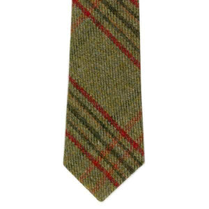 Green Islay Tweed Neck Tie