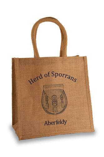 Herd of Sporrans Jute Bag