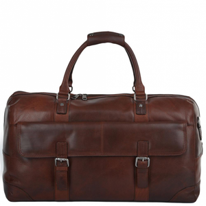 Leather Trim Travel Bag