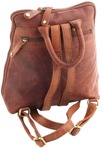 Rowallan Front Pocket Cognac Backpack