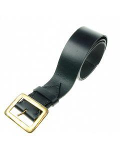 Classic Black Leather Belt