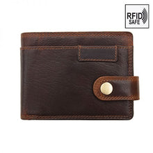 New York Gents Brown Tab Leather Wallet