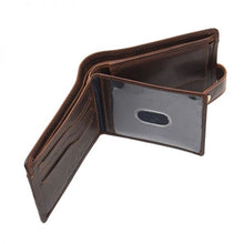 New York Gents Brown Tab Leather Wallet
