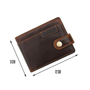 New York Gents Brown Tab Leather Wallet