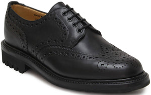 Black Waxy Leather Shoe