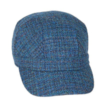 Harris Tweed Cadet Cap - Peacock Blue